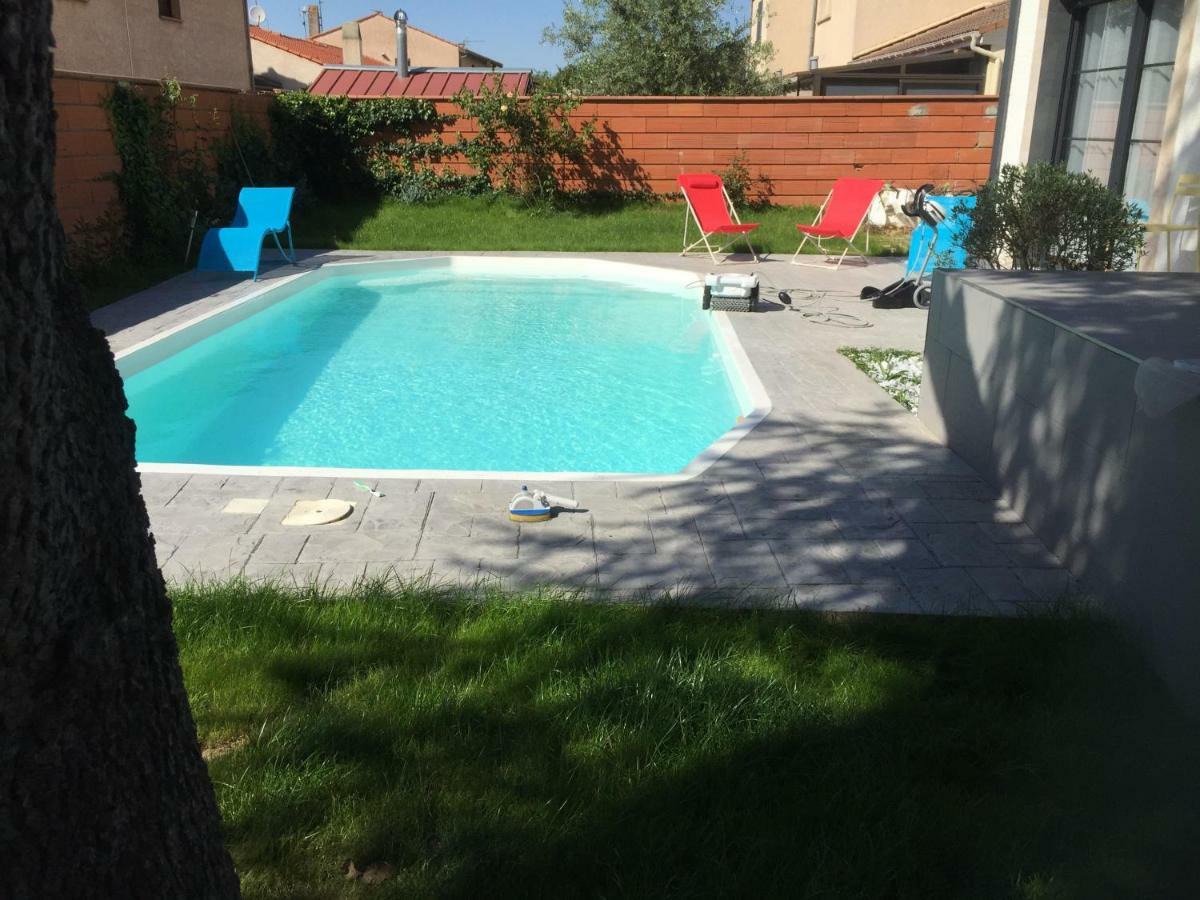 Cugnaux Toulouse Metropole Ouest Chambre Privee De Luxe - Sdb Wc Privee Terrasse Piscine Aqua Bike Kültér fotó